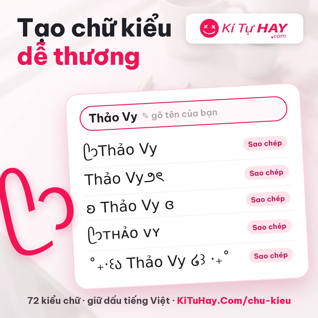 Tạo Chữ Kiểu, Font Chữ đẹp ❤️ FF, Tiktok, Instagram